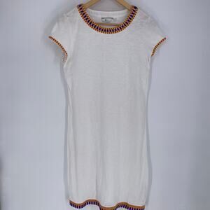 Boden Dress Women’s 4 T-shirt Egyptian Embroidered Summer Coastal Resortwear